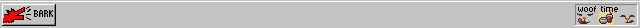 Alternative art of a gui taskbar